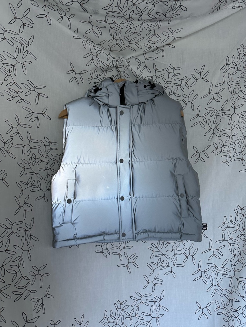 Limited Edition Reflective SuperPuff Vest with Hood